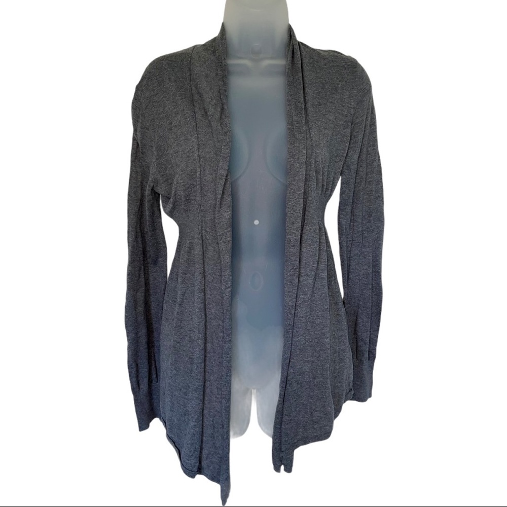 Express Gray Knit Cardigan Sweater